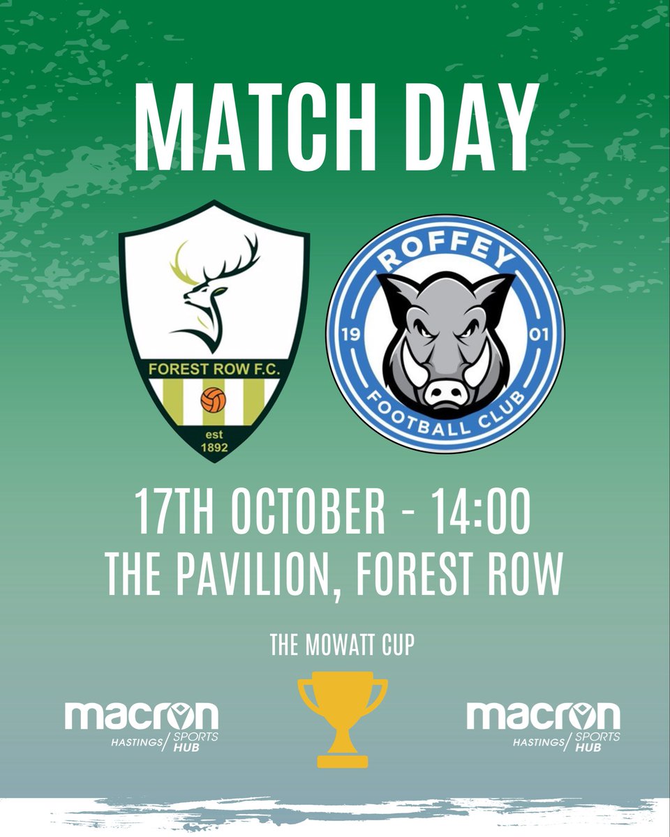 FrowFC's tweet photo. ⚽️ MATCH DAY ⚽️

Another action-packed Saturday of football for Frow, with all three senior sides in action! 

1️⃣ FIRST TEAM
We’re back in @TheSCFL Premier Division action as we travel to @Bexhill_United, looking to continue our strong league form and bring home another three points! 

2️⃣ SECOND TEAM
The 2nds are back on home soil as they welcome @RoffeyFC Reserves in the Mowatt Cup! 

3️⃣ THIRD TEAM
Our 3rds are on the road as they take on @ReigatePrioryFC B in MSFL Division 4, looking to keep their positive momentum going! 

Three teams, three big games! Wherever you are today, get out and show your support for the lads! 🙌

Up The Frow! 💚