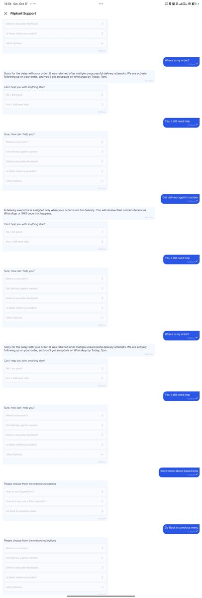 Project__path's tweet photo. @Flipkart @flipkartsupport @_Kalyan_K bloody dumb ai chat bot fold it and put it under ur ass and fuking Ekart shipping and ass wipe flipkart I will did not do this mistake again place in order from Flipkart https://t.co/UaxyzNxVgL