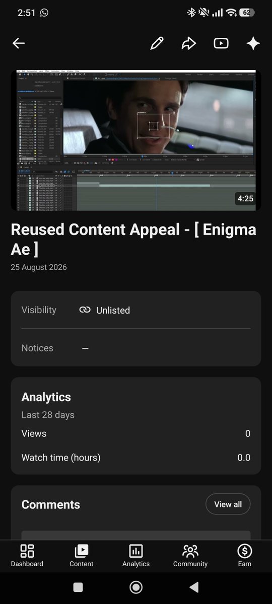 EnigmaAe's tweet photo. @nealmohan @YouTubeCreators This is youtube reality now they are suspending monetization terminating channels and don't even read emails and send template in response nice https://t.co/OtNDjbVakR