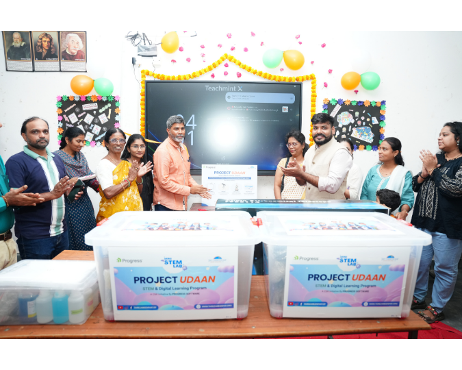 VarnaazTech_'s tweet photo. 🚀 Through its CSR initiative, Project Udaan, Progress Software is advancing STEM and digital learning across Delhi, Bengaluru, and Hyderabad, creating opportunities for students to explore, experiment, and innovate.

#ProjectUdaan #CSR #STEMEducation #DigitalLearning https://t.co/ENwjwjfrMh