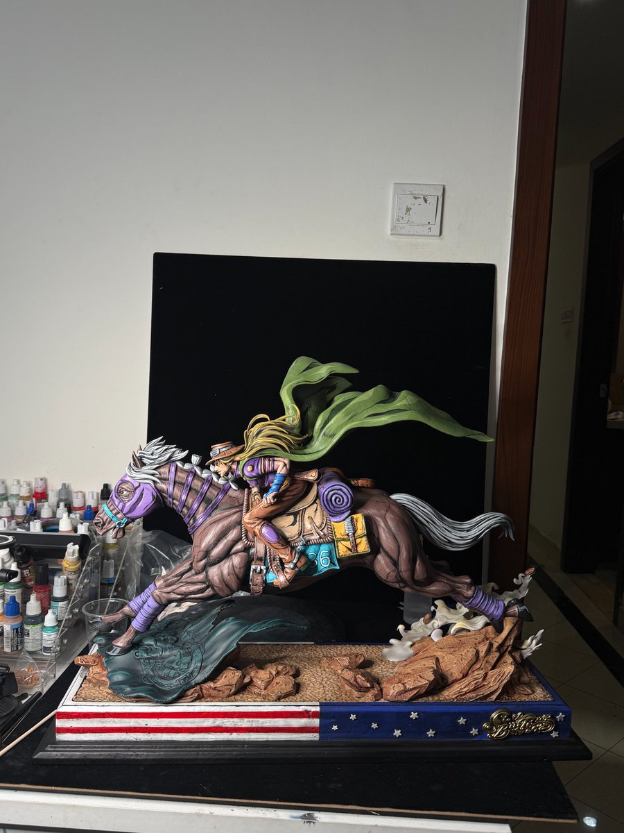 bardstudio_news's tweet photo. Gyro Zeppeli！
#resinstatue #jojopart7 #jojo_anime https://t.co/mstUs0uugB