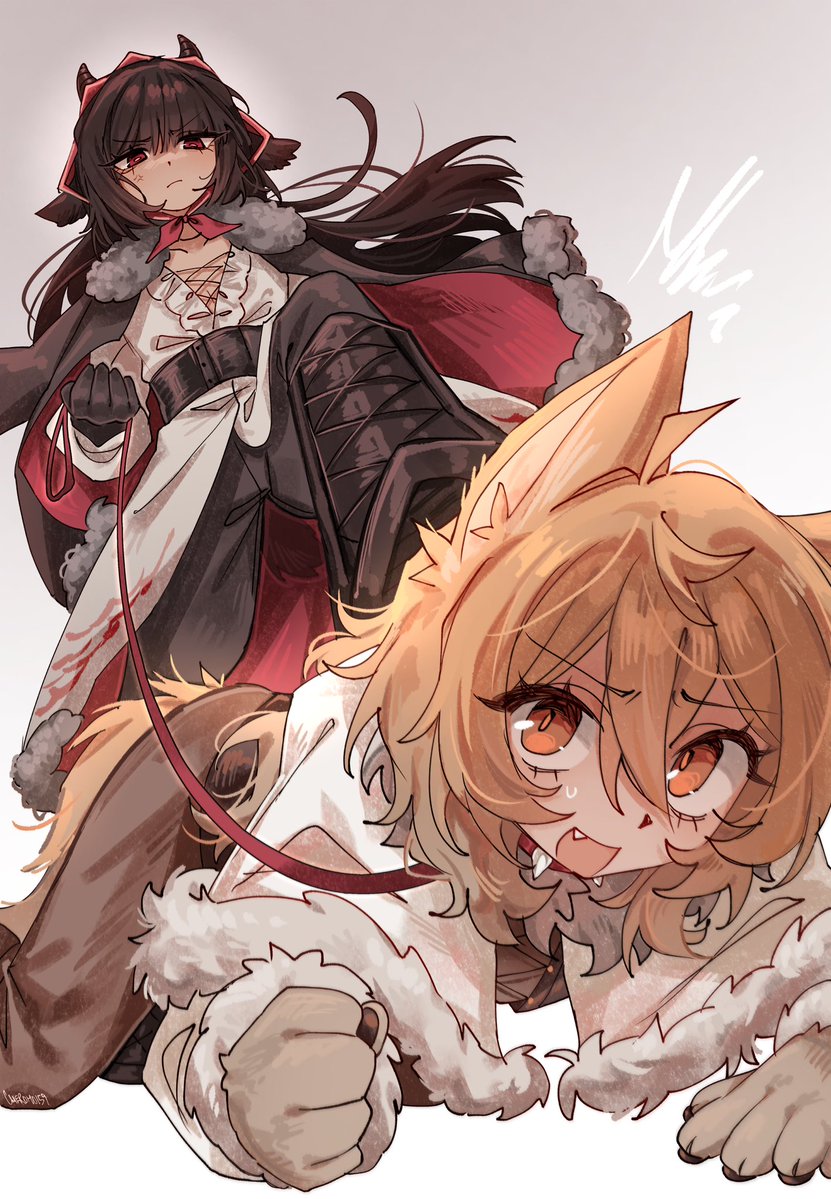 cheromo159's tweet photo. 🎃goat and wolf https://t.co/ph5lNBILFb