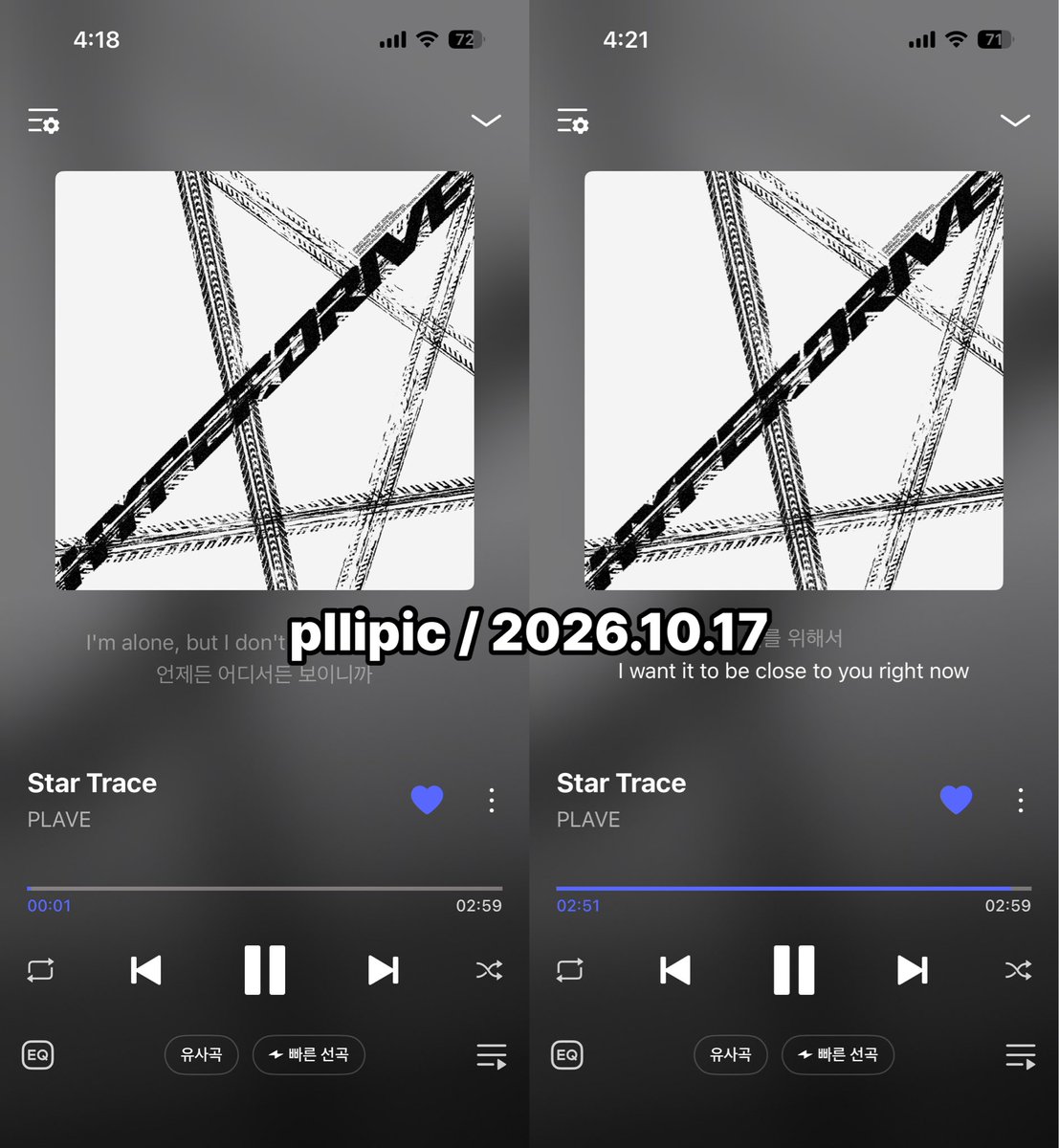 pllipic's tweet photo. 🏁 2026.10.17 4시 flo

#PLAVE_StarTrace_STREAMING #HYPERDRIVE https://t.co/SaMMjHJwRo