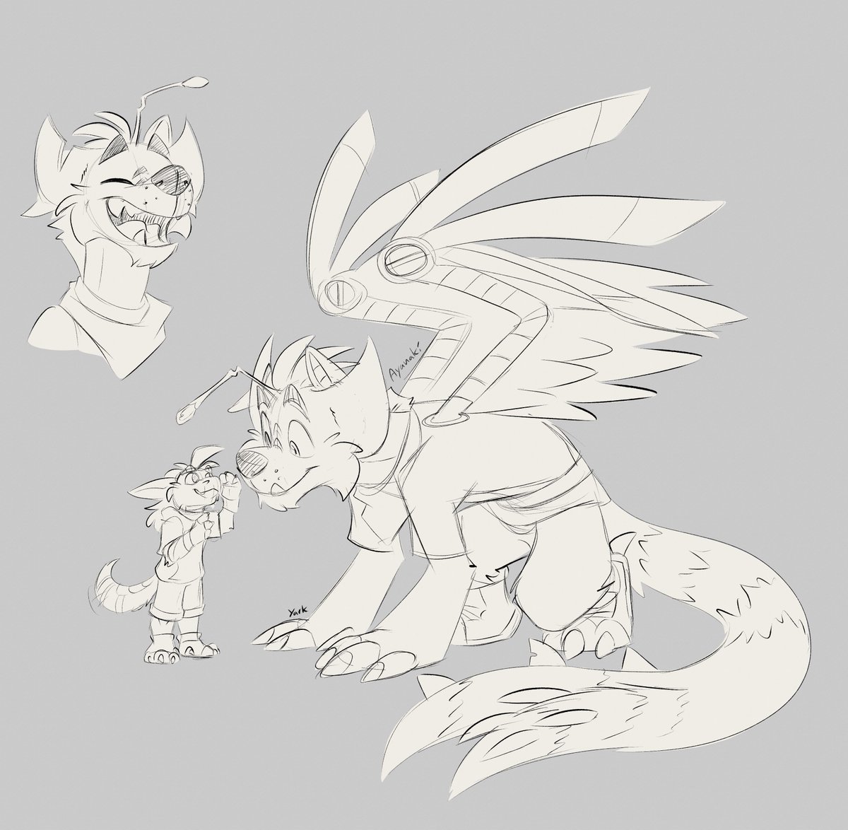 noc_loft's tweet photo. On Oct 16 2020 my dear friend @YarkWark passed away, she was an amazing friend and artist. So today i decided to dedicate a stream to drawing her characters like she used to do before.
Miss ya a lot dork <3 https://t.co/7XOIflQzZx