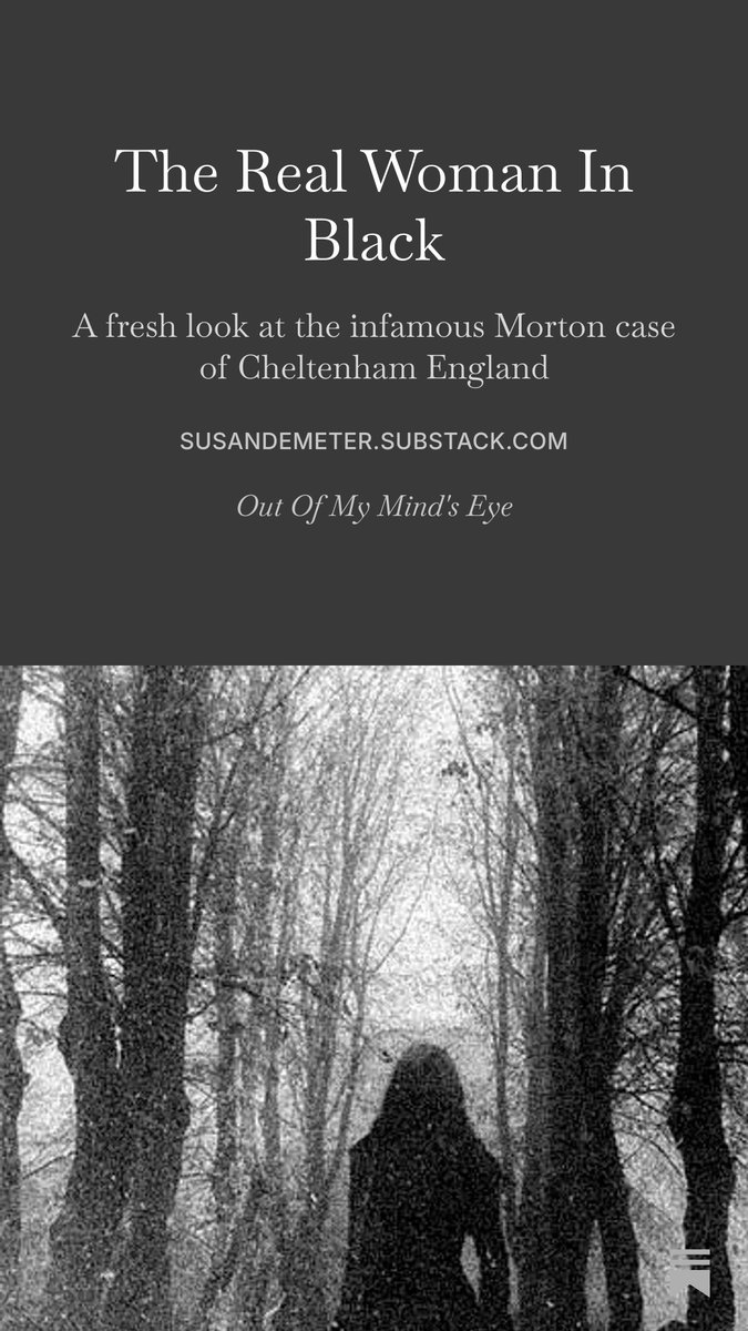 SusanDemeter's tweet photo. Revisit a famous Victorian haunting through the lens of symbolism and liminality Discover why the key to this haunting may lie with the living more than the dead If you enjoy human created content please share! 

https://t.co/EUmmBDKbni

#paranormal 

@SPR1882 
@red_pill_junkie https://t.co/HiwTz29E7S
