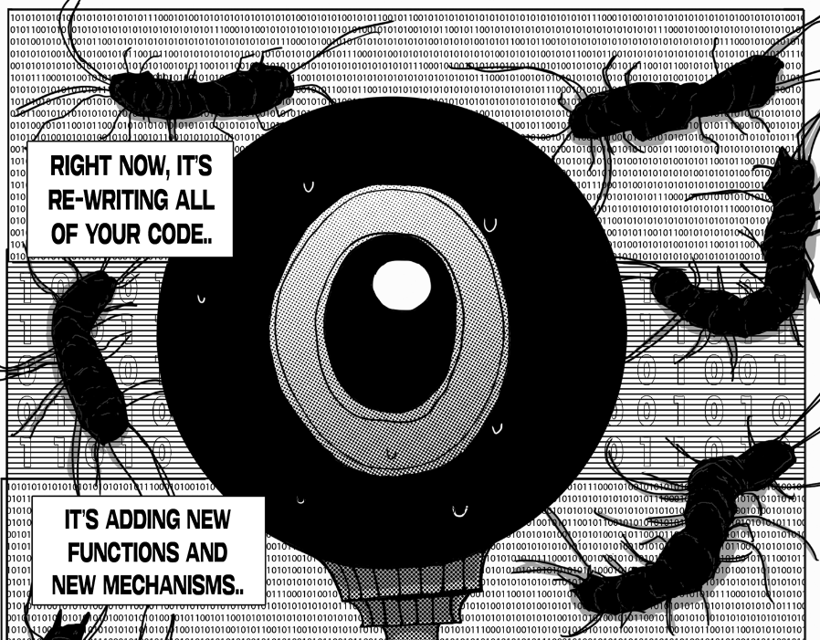concluse_dev's tweet photo. The new #horror comic I've been working on  #HorizonPXP🩸 has been released on #itchio! The story is about an advanced AI that is infected with a disturbing new virus. For more info check out the link below:  

Link: https://t.co/9cr5B1232t
#gamedev #indiedev #manga https://t.co/HshrQGB2mf
