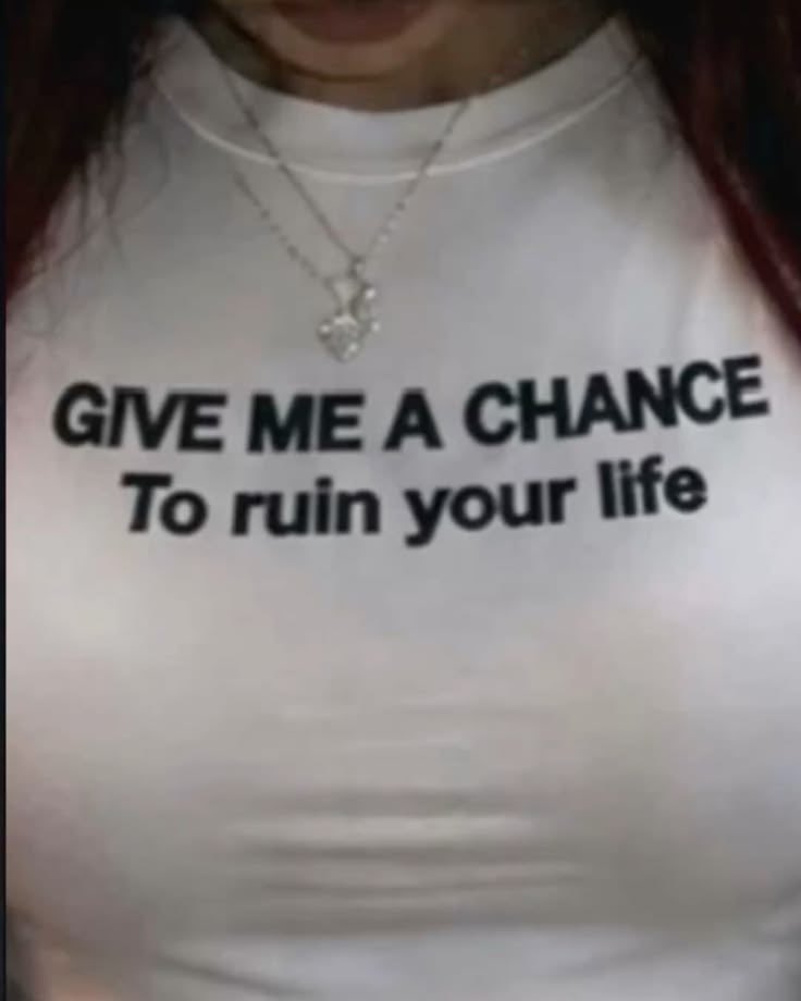 NChloegirl's tweet photo. GIVE ME A CHANCE TO Ruin your life https://t.co/yill7ygHOl