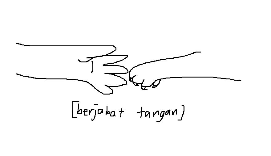 ashethewolf's tweet photo. @dinantimu Mari kita [BERJABAT TANGAN]. Aku udah makan tadi, tapi masih lapar. Boleh ikut kamu makan? https://t.co/6mW6ecRS9M