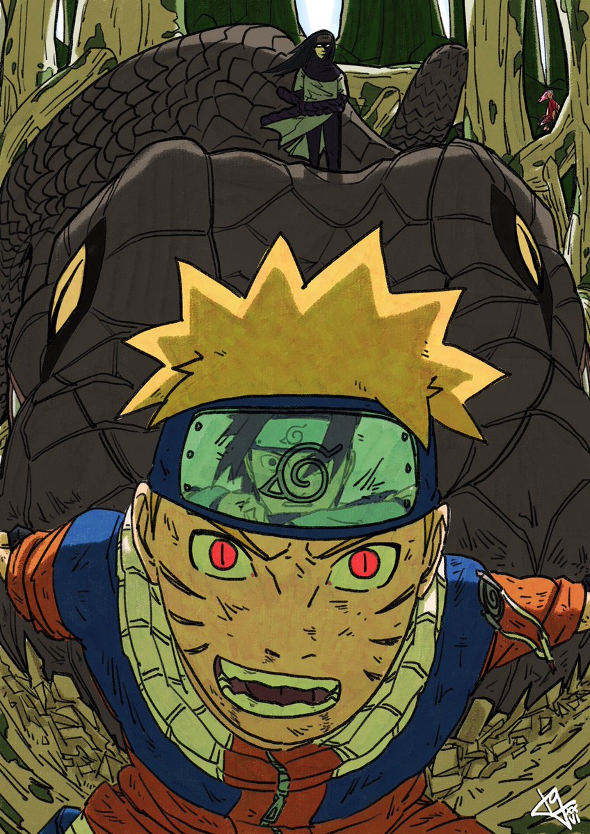 jgProsper's tweet photo. Team 7 at the Chunin Exams https://t.co/6eViGAe1i0