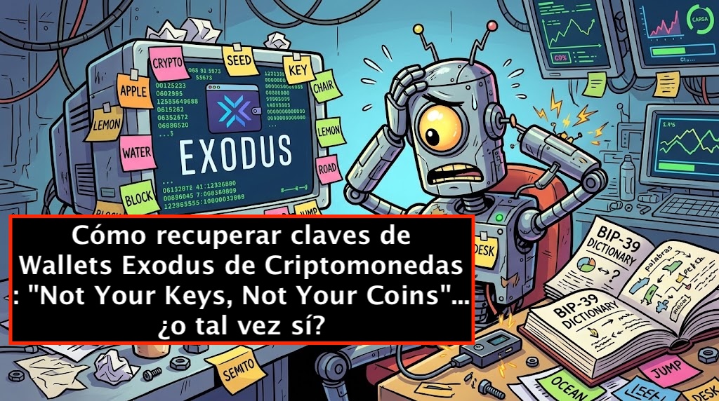 chemaalonso's tweet photo. El lado del mal - Cómo recuperar claves de Wallets de Criptomonedas Exodus : "Not Your Keys, Not Your Coins"... ¿o tal vez sí? https://t.co/FL89hMgpSG #Criptomonedas #Wallets #Cracking #Hacking #Web3 #BitCoin #Ethereum #IA #AI #BIP39 #Criptoanálisis #Criptografía https://t.co/HGqDsjcQ0t