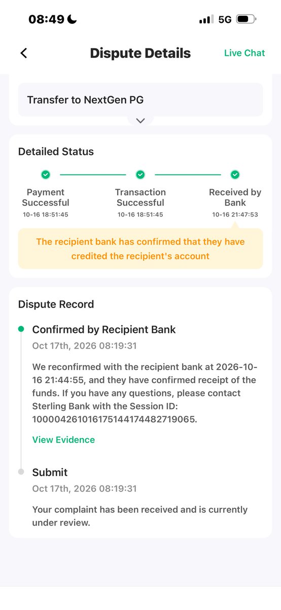 Smeagol_12's tweet photo. @Sterling_Bankng Please refund my money back to my acct or send me my data 100004261016175144174482719065. https://t.co/BX9vZ0ee83