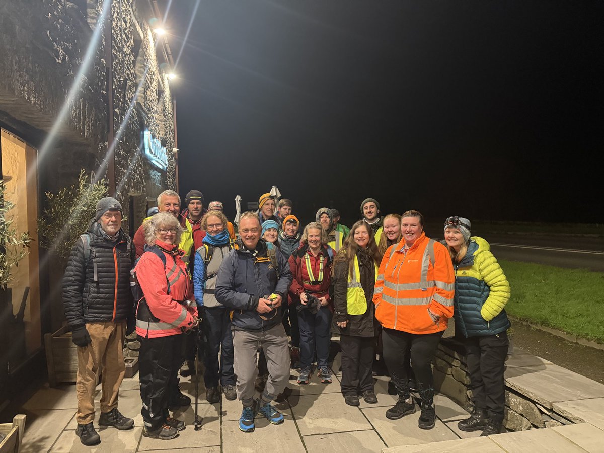 timfarron's tweet photo. Along with 21 fellow volunteers, I completed our 13 mile overnight walk from Kendal to Crooklands (and back) along the canal.  We’re raising money for housing need charity, Manna House. We’d love it if you would donate to their life-transforming work: https://t.co/rs4xyic1vH https://t.co/vE2DtTT4ml
