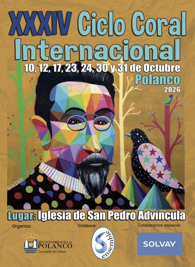 AytoPolanco's tweet photo. #culturaPolanco #musicaPolanco
Actuaciones en el XXXIV Ciclo Coral Internacional de Polanco
🗓️ Sábado, 17 de octubre
🧑‍🧑‍🧒‍🧒 Coro Juvenil Social Coral de Bilbao
⏰ 20.00 horas
📍Iglesia de San Pedro Advíncula https://t.co/YXo9DwF9cq