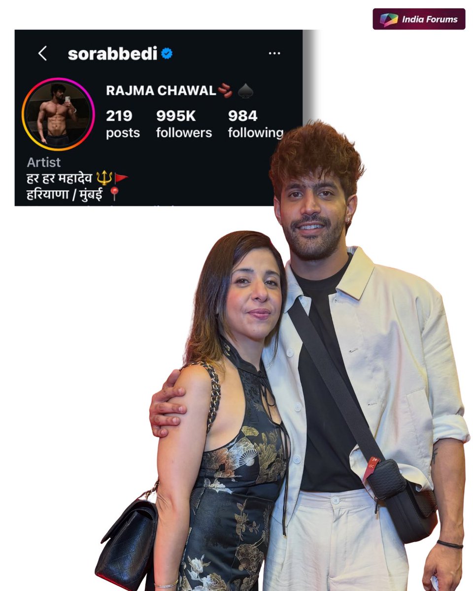 indiaforums's tweet photo. Sorab Bedi reportedly sees a dip in his Instagram following after making his relationship with Delnaz Daruwala official. The Splitsvilla fame, who had around 1 million followers, is now at 995K, losing nearly 5,000 followers in a day. 
.
.
.
#SorabBedi #DelnazDaruwala #Splitsvilla #CelebrityNews #IndiaForums