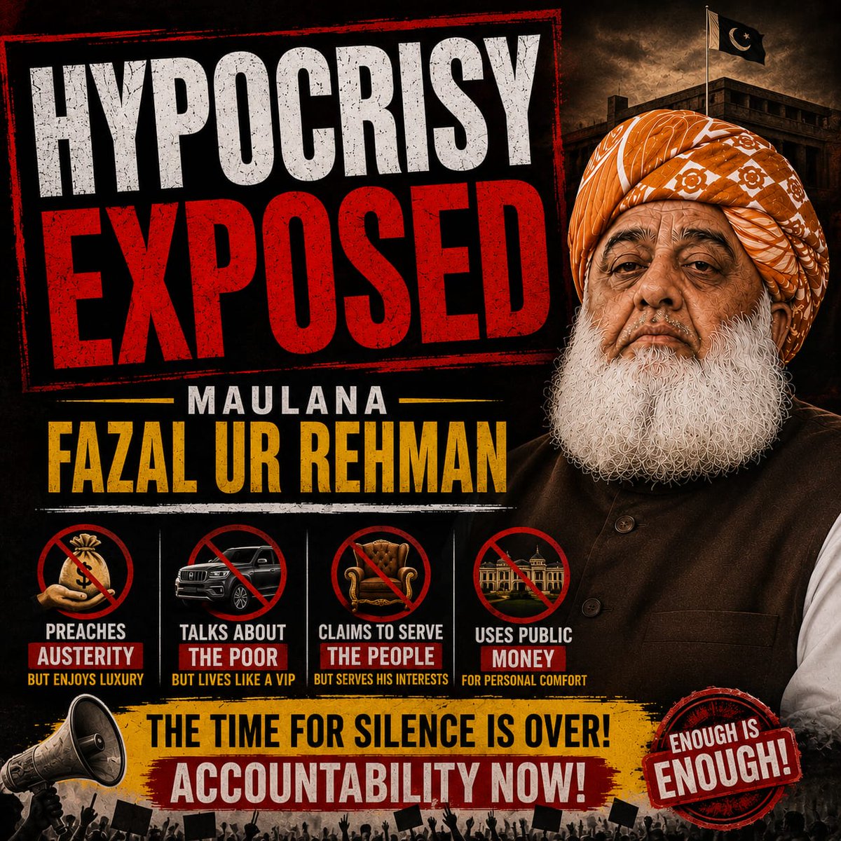 Chbasharat_'s tweet photo. The nation has completely rejected Fazluu and his corrupted brand of political deal-making.
#راشی_ڈیزل_نامنظور https://t.co/1CjrMBdP3B