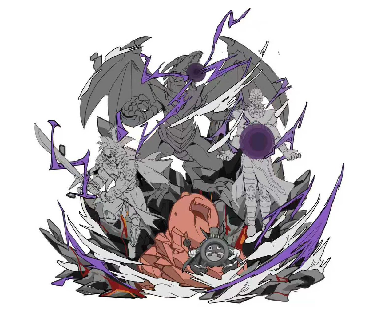 DongDuyVo's tweet photo. Jonouchi Katsuya &amp; his monsters - CX Studio coming soon!
CX studio stated that either Gildford or Flame Swordsman will be chosen, depending on the customers' votes.

#yugioh #figure #statue #Jonouchi #CXstudio #joey #redeyesblackdragon #遊戯 #遊戯王 https://t.co/cB8m53Yelv