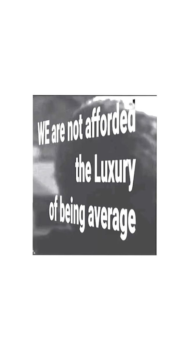 officialvividkc's tweet photo. "WE are not afforded the luxury of being average." https://t.co/qAn3vYTALy