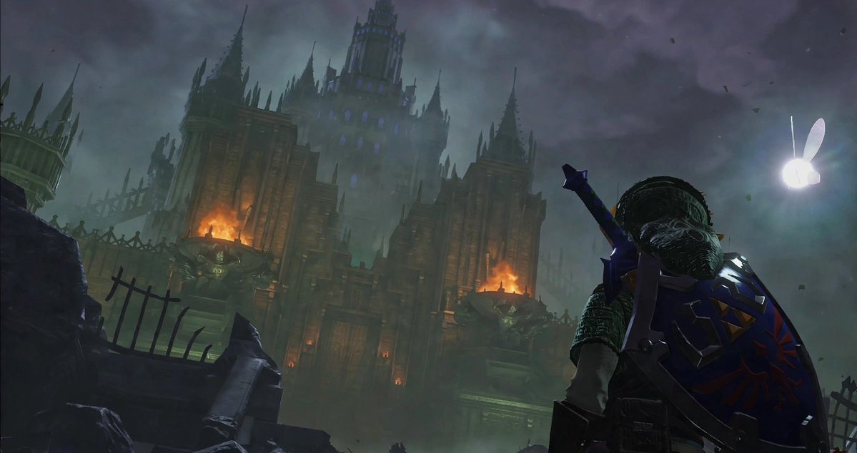 CultureCrave's tweet photo. New look at Ganon's Castle in 'The Legend of Zelda: Ocarina of Time' remake  🏰⚔️ https://t.co/zurv40MuSR