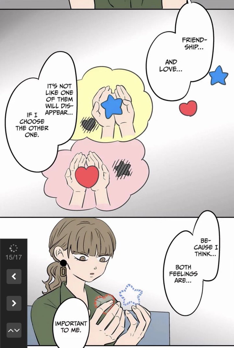caibaozhi's tweet photo. @Wolfjrjr @hikawc there will be a whole chapter discussing about you can still have friendship-like love while have romantic-like love in the mean time. This is one of the whole point of RoI. https://t.co/dkbX85ydTl