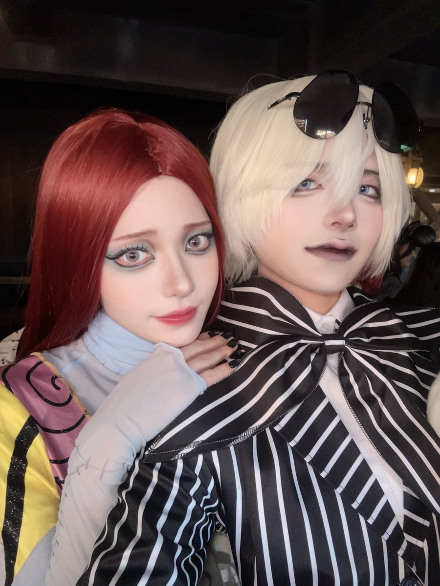 keeeu__cos's tweet photo. 💀🎃 姉妹でジャクサリ 🧶🪡

#Dハロ仮装2026 https://t.co/14eXmCSafI