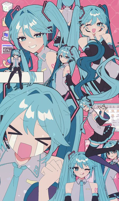初音ミク 「#初音ミク 18th」|Rellaのイラスト
