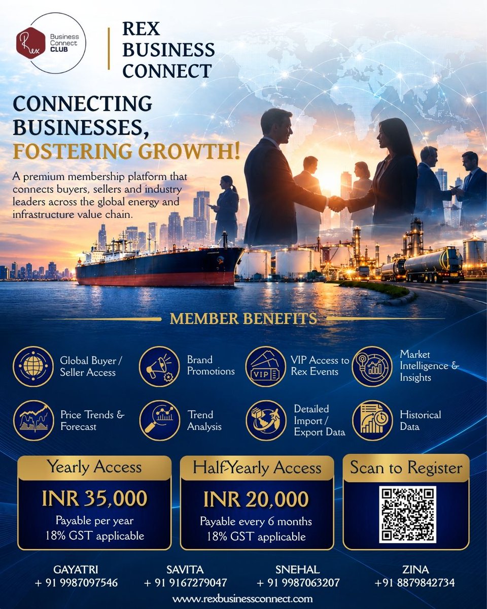 FuelsManagement's tweet photo. WHY REX BUSINESS CONNECT?
Because your business needs more than market information. It needs opportunities to connect with the people, data and industry networks that can help it grow.
🌐 https://t.co/fqMPJs2lRM
#RexBusinessConnect https://t.co/8SPcc7Cgk9