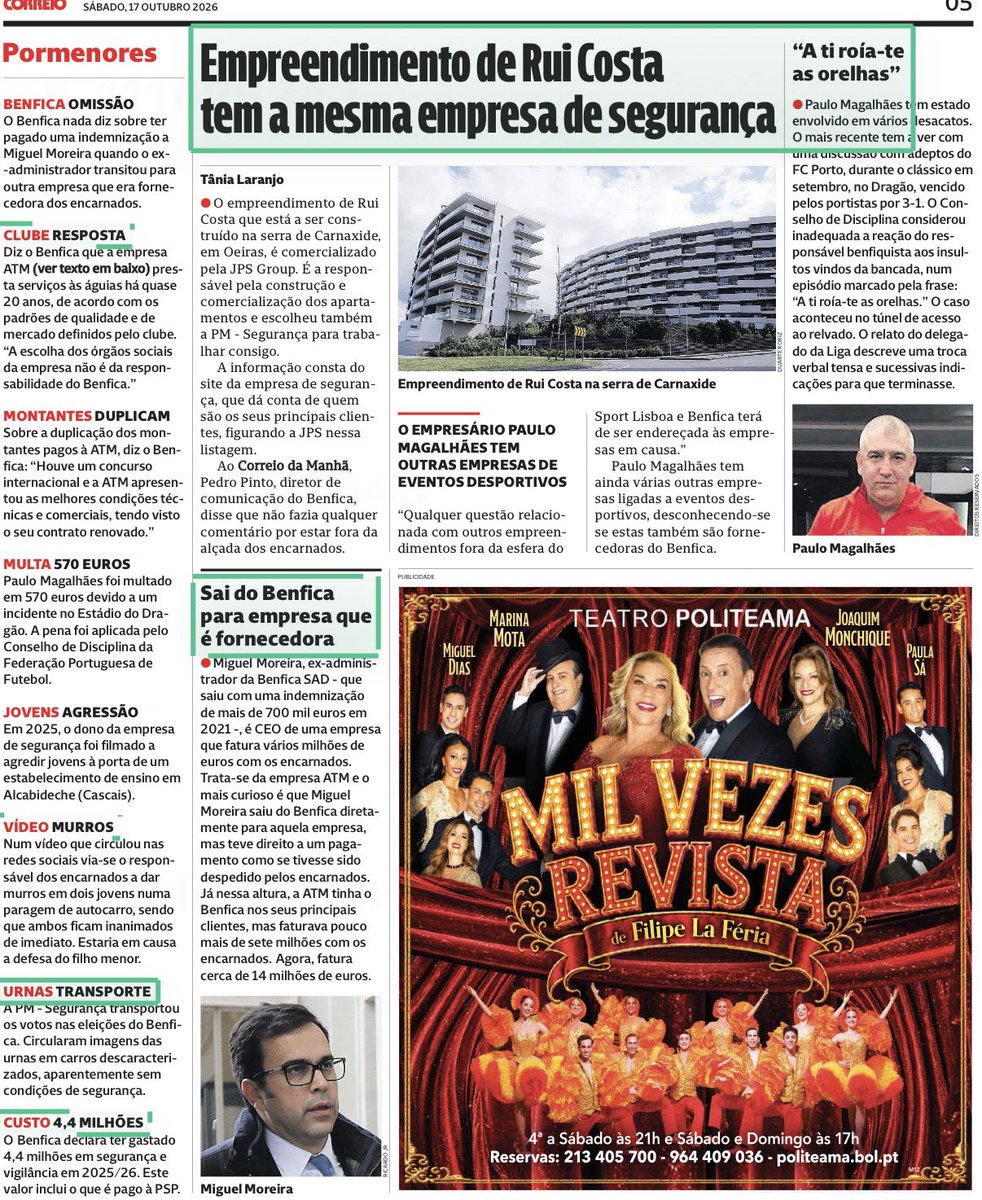 jabardodasantas's tweet photo. Quem gere a empresa PM que faz segurança ao benfica e aos negócios do presidente do benfica é o animal que no Dragão disse “roia-te as orelhas” a um adepto no túnel na saída do campo.

Ah, e esse animal contratou 15 elementos dos NN, a claque ilegal deles. https://t.co/pPDS8i8EwM