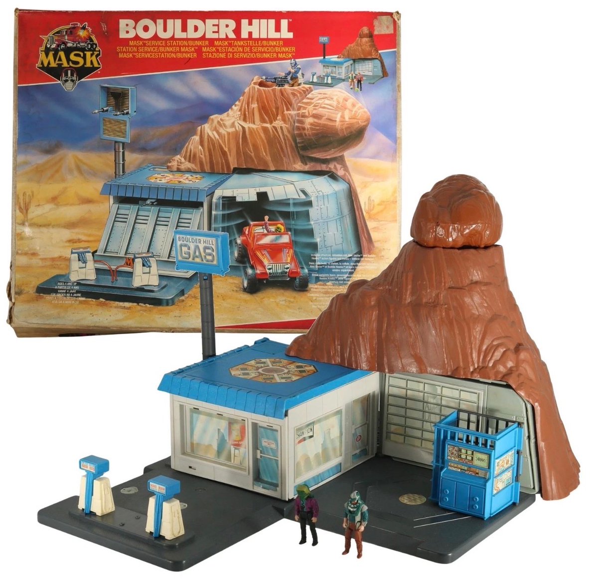 corememunlocked's tweet photo. M.A.S.K. Boulder Hill! ⛰️🚗 The petrol station that transformed into a secret headquarters! Who had this incredible ’80s playset?
#MASK #BoulderHill #Kenner #80sToys #VintageToys #RetroToys #80sNostalgia https://t.co/d4QDQF3XKC