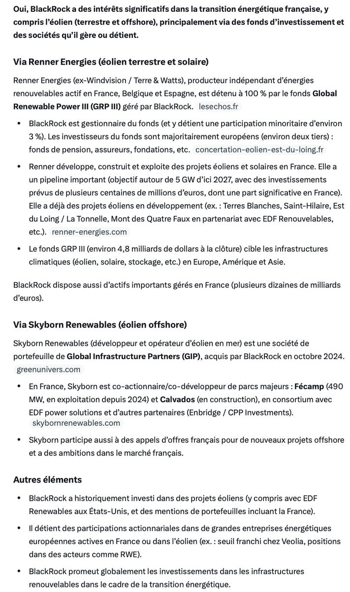Karmelmart's tweet photo. @CerfiaFR Transferts de richesse vers multinationales par des décisions politiques(dépenses éolien,militaire) sont incompréhensibles pr la population. Qd on est en faillite, on fait une pause ds la transition énergétique et on cherche la paix. A moins qu'on rembourse en fait nos créanciers https://t.co/v1lVvsHyll