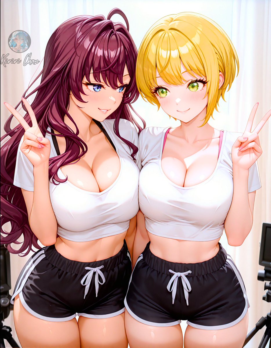 Kiriri_AIArts's tweet photo. Ichinose Shiki &amp; Miyamoto Frederica ❤️

#Idolmasters https://t.co/HjH33G5Mm0