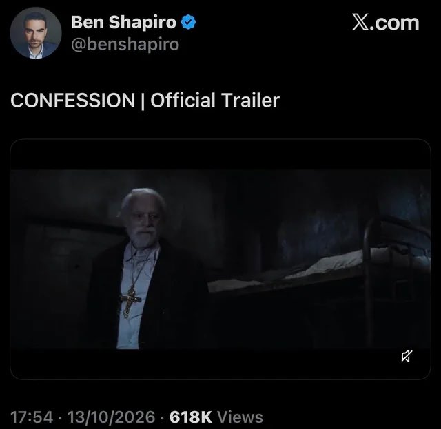 devnontour's tweet photo. It’s 2026 and Brad Dourif is acting in a Ben Shapiro film…all my hero’s just GONE this year https://t.co/RGBnQQsNhl