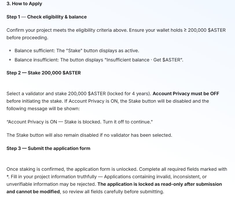 Baby_Alphaa's tweet photo. Read This:👇🏻
                        Each new perp listing requires 200K $ASTER locked for 4 years 🔒
Imagine more projects launching on @Aster_DEX 👀
More listings = potential demand 📈 + buybacks &amp; burns 🔥
Seriously, is $ASTER underrated? 🚀 https://t.co/t2sJWsjYSL