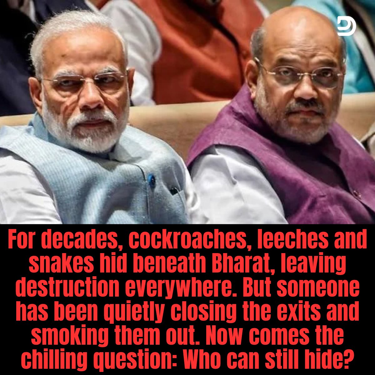 md_deepesh's tweet photo. Have you wondered why so many cockroaches and snakes are now coming into the open?
Why are they openly challenging the Indian state?

What changed?
What forced them into daylight?

Farmers know a technique.
They call it “SMOKING OUT.”

Smoke enters underground burrows.
Hidden pests rush to the surface.
Their hiding places become traps.

For decades, India fought an invisible war.
The dreaded 0.5 FRONT.

Terror cells massacred civilians.
Maoists ambushed our jawans.
Foreign handlers financed violence.
Gangsters smuggled arms and drugs.
Sponsored Protests stalemates reforms.

But around 2020, something began to change.

Quietly.
Systematically.
Almost unnoticed.

No public masterplan.
Just one move after another.

10 Jan 2020. 
I4C launched.
Cybercrime got a central hub.

Sep 2020. 
FCRA tightened.
Foreign funds faced more scrutiny.

2021. 
Cyber-fraud response began.
Banks could intercept stolen funds.
FCRA receipts moved through SBI's designated gateway.

May 2022. 
NATGRID opened its Bengaluru campus.
Investigators gained data access.

17 Aug. 
NAFIS launched.
Fingerprints became searchable.

Jan 2023. 
Four terror groups were designated under UAPA.

May 2023.
Operation Dhvast.
324 locations searched.

Dec 2023. 
Three criminal codes enacted.

Jun 2024. 
₹2,254 crore approved for forensic capacity.

July 2024. 
Three laws took effect.
BNS: Offences and penalties.
BNSS: Criminal procedure.
BSA: Rules of evidence.

CCTNS 2.0 brought AI into police-data sharing.

Sept 2024. 
5 more secret moves.

Samanvaya: Cybercrime data sharing.
Pratibimb: Mapping suspects.
Suspect Registry: Fraud identifiers.
Cyber Commandos: Digital defenders.
Fraud Mitigation Centre: Banks coordinating with police.

Jan 2025. 
BHARATPOL launched.
Faster INTERPOL cooperation.

Jan 2025. 
CyMAC established.
Cyber-threat intelligence coordinated.

May 2025. 
₹500-crore MAC upgrade.
Artificial Intelligence. 
Maps. 
Shared intelligence.

Feb 2026.
PRAHAAR unveiled.
A national counterterror doctrine.

Mar 2026. 
NATGRID connected
11 central agencies, all state and UT police, and 11 data providers.

Now connect those dates.

Money leaves trails.
Fingerprints leave matches.
Devices leave evidence.
Networks leave patterns.

One by one.
The hiding places shrink.

This was India's great smoking-out strategy.

The smoke has entered the tunnels.
The underground has fewer exits.
The hidden may face daylight.

Perhaps the loudest phase is yet to come.
Because Bharat is learning to see in the dark.

Stay Vigilant!
Stay Tuned!