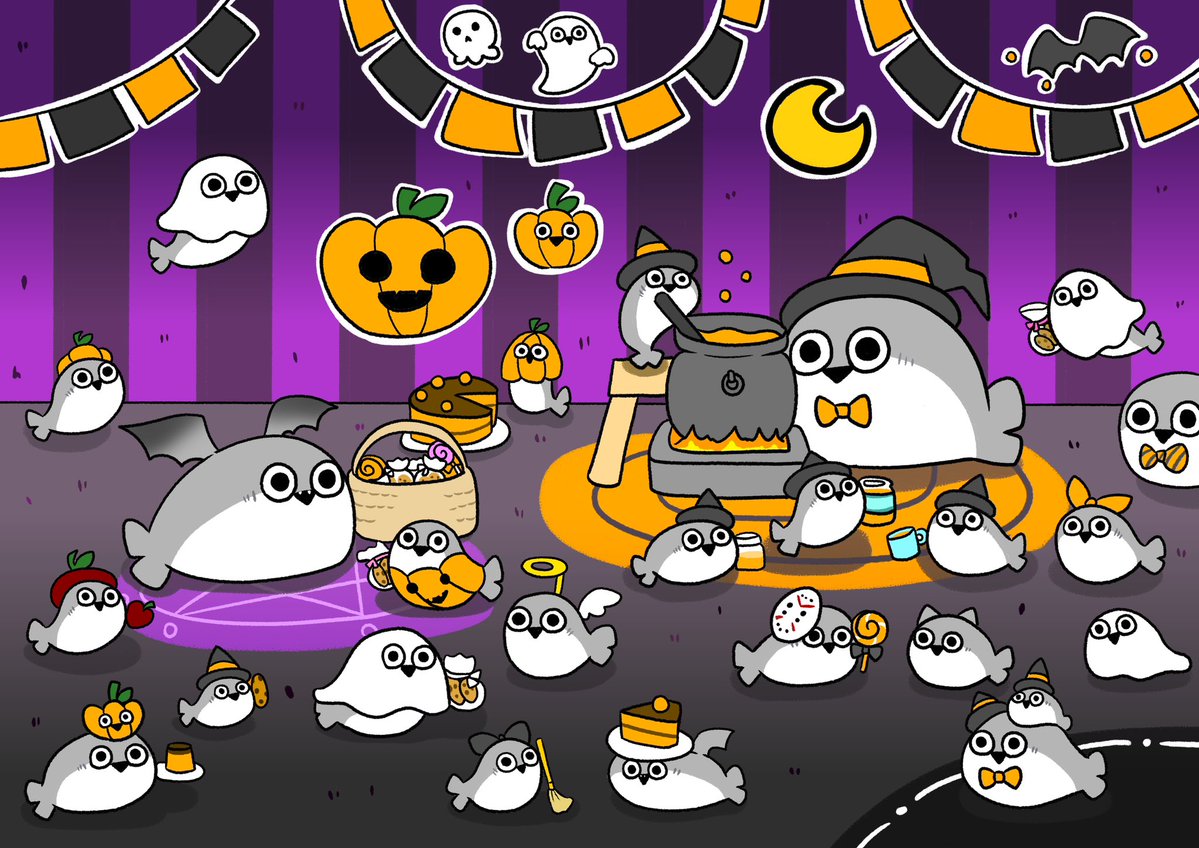 9wRVBUWmMOULxu2's tweet photo. トリックオアトリート！ハロウィンパーティーへようこそ🎃◉▼◉ﾊﾟｧｯ！！お菓子もカボチャのスープもいっぱいあるよﾊﾟｧｯ！そこの方、お一ついかが？◉▼◉🎃 https://t.co/iS518NDIrL