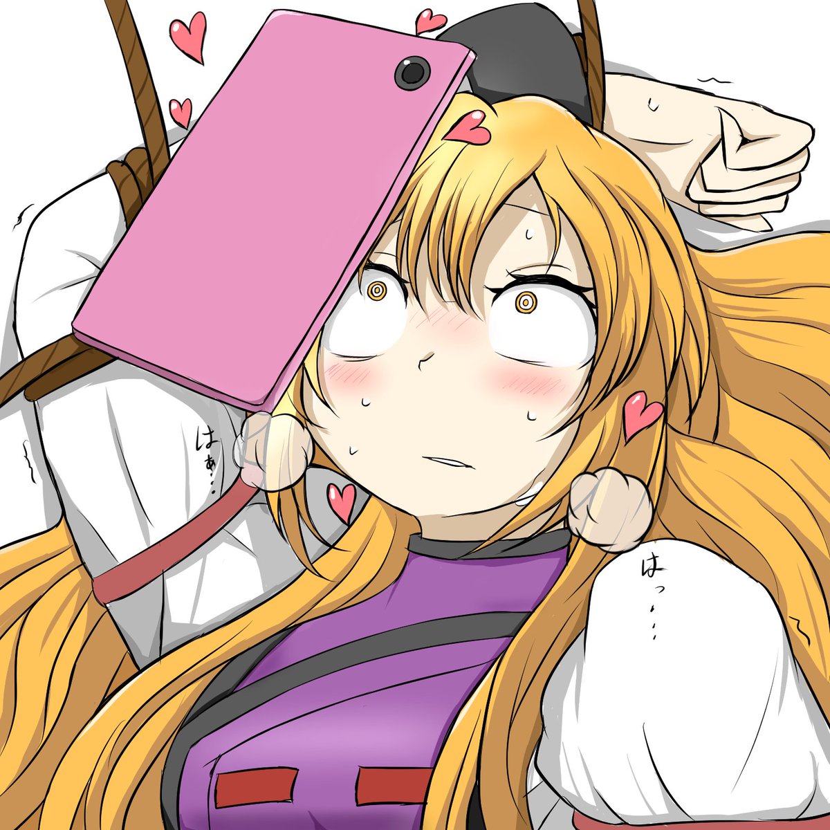 TYUMUKADE's tweet photo. 紫様の催眠というか洗脳というかそういうお顔をまた描きたい https://t.co/6bLSCN2hL1