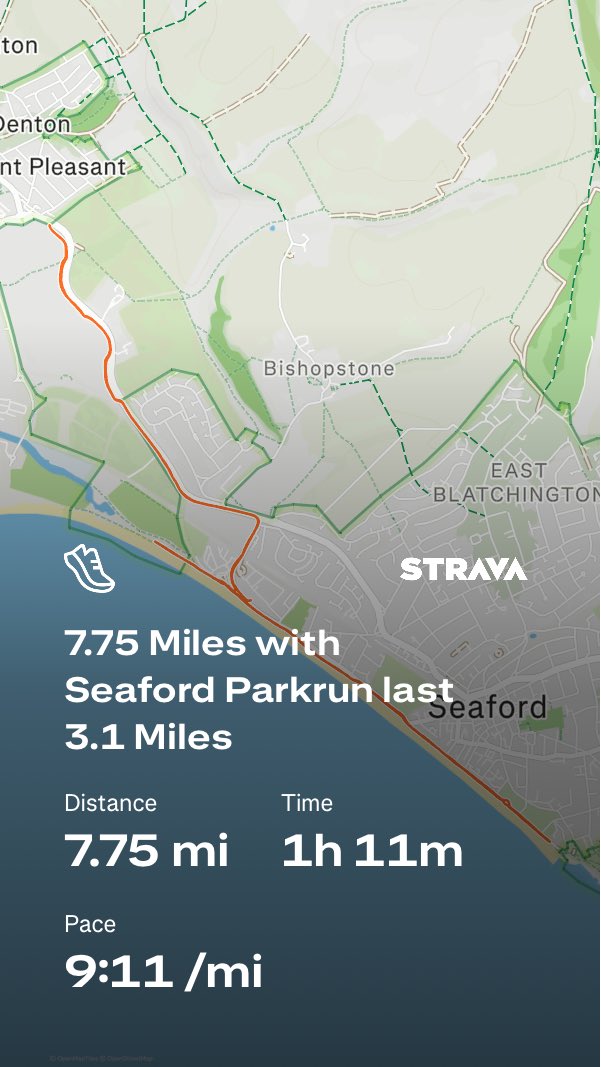 ploddercfc's tweet photo. Happy with that gorgeous crisp morning at #seafordbeach #parkrun managed my longest run since May and tagged in a parkrun for the last bit. #running #fitness #ukrunchat https://t.co/OWb8QtT953