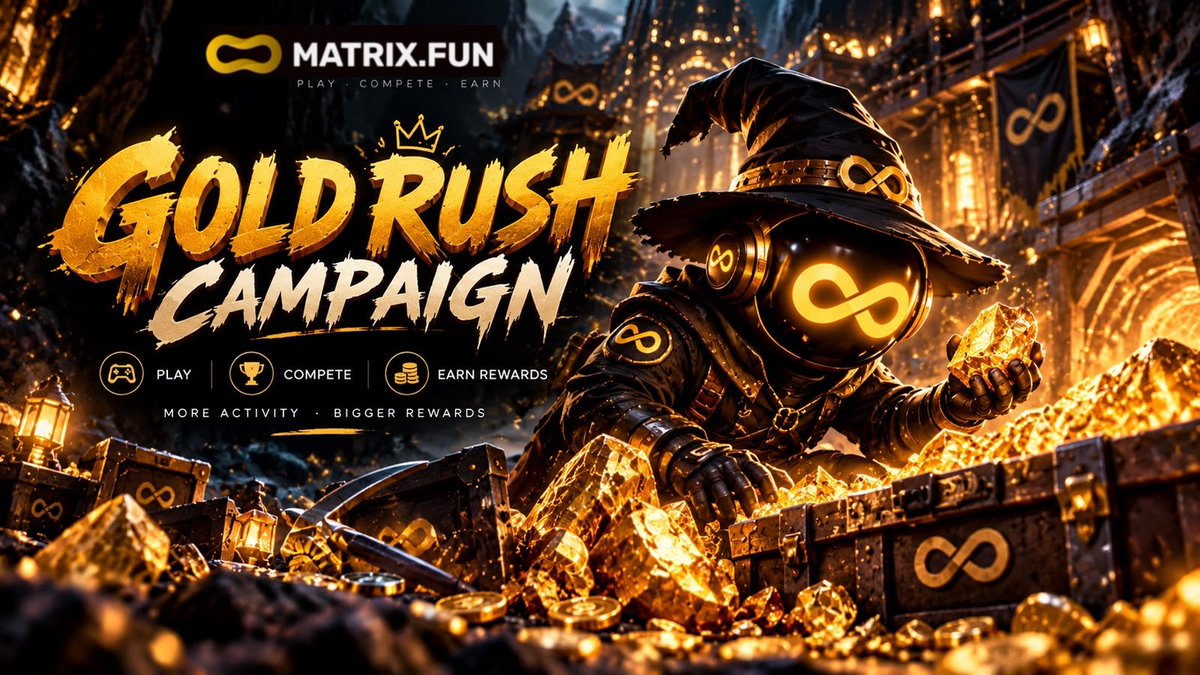 matrixdotfun's tweet photo. 🪙 GOLD RUSH 9 IS ALMOST HERE!

The next hunt is about to begin.

Get ready to explore, compete, and chase rewards as another chapter of the https://t.co/QgYLXSnMWb Gold Rush unfolds.

⛏️ Prepare your strategy. The gold prediction starts soon.

Stay tuned. https://t.co/acn8slUgqC
