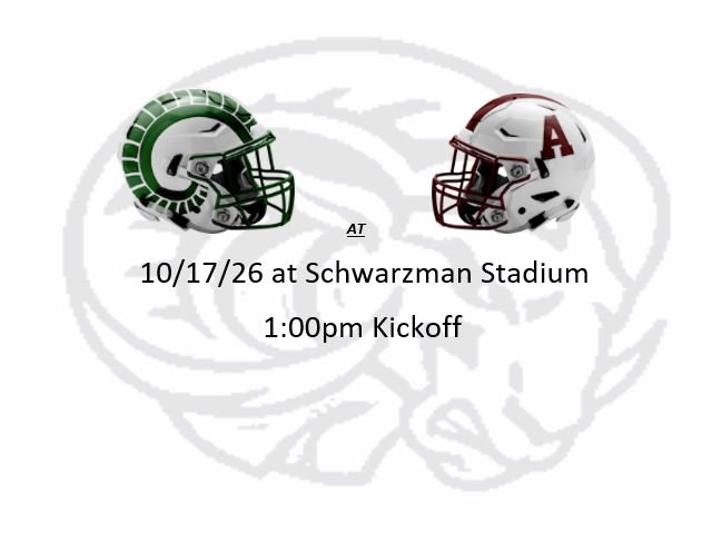 PHS_RAMSFB's tweet photo. IT’S GAMEDAY!!! (Take 2) It’s a Saturday afternoon matinee as the
Rams make the trip down to Abington to take on the Galloping Ghosts. Kickoff atSchwarzman Stadium at Abington HS is 1pm! @WeArePennridge      🐏🏈 https://t.co/rXSXy6kI6Y