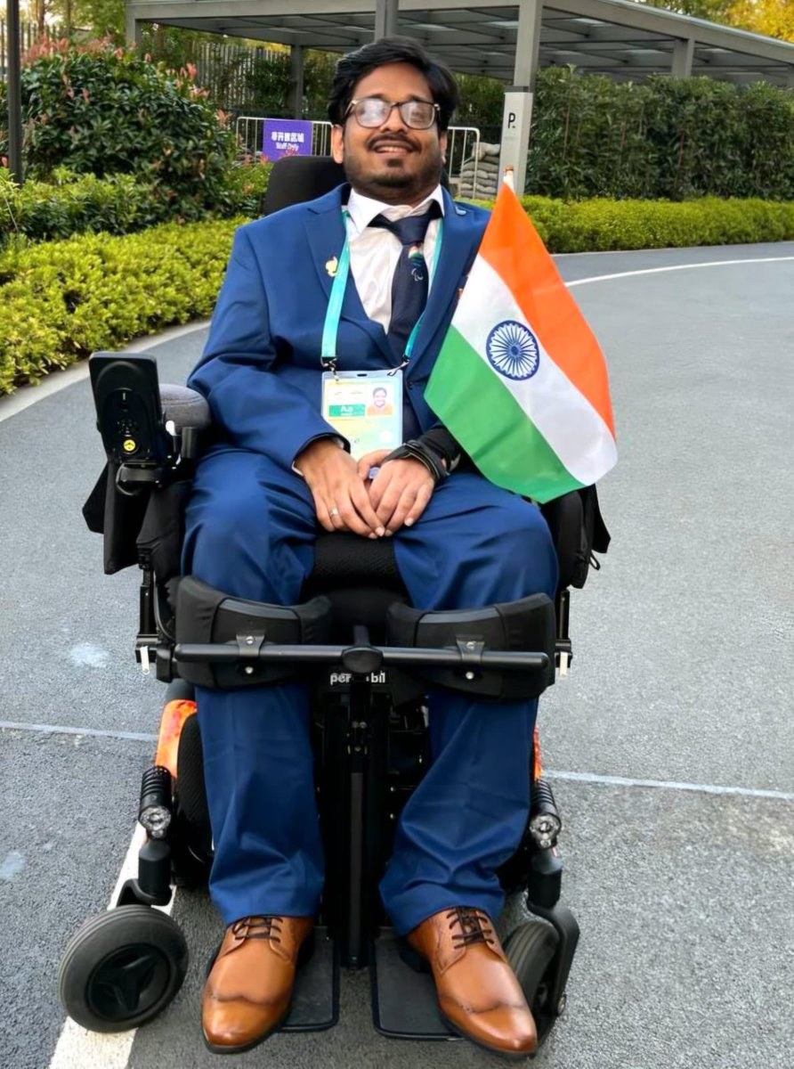 Assam_DSYW's tweet photo. 🇮🇳🏆 ASSAM’S PARA-SPORTS PRIDE, SACHIN CHAMARIA, TO REPRESENT INDIA! 💙

A proud moment for Assam as Sachin Chamaria, a para-boccia athlete from the state, has been selected to represent Team India at the Asian Para Games 2026 in Aichi-Nagoya, Japan, from 18–24 October 2026. 🇮🇳

As Sachin embarks on this prestigious international journey today, the Paralympic Association of Assam extends its heartfelt congratulations and best wishes to him.

May his dedication, determination and fighting spirit shine on the international stage. Wishing Sachin the very best as he carries India’s hopes and Assam’s pride into the competition! 👏

Go, Sachin! The entire state is cheering for you! 💙

#SachinChamaria #AsianParaGames2026 #ParaBoccia #AssamParaSports #ProudMoment #TeamIndia

@PMOIndia @CMOfficeAssam @himantabiswa @CSAssam_ @BiswajitDaimar5 @afiindia @Abhinav_Bindra @mansukhmandviya @YASMinistry @IIS_Vijayanagar @TheJSWGroup  @IndiaSportsHub @AssamOlympic @Media_SAI @SAIGuwahati @kheloindia @ddsportschannel @Sentinel_Assam @Olympics @khadseraksha