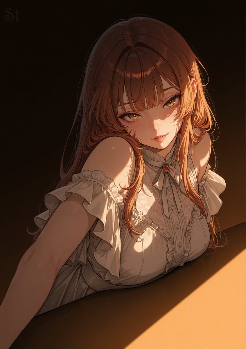 STAKER_art's tweet photo. Pretty woman looking down at you #art #AnimeArt #Alart #Alイラスト https://t.co/KaHxikVWHP