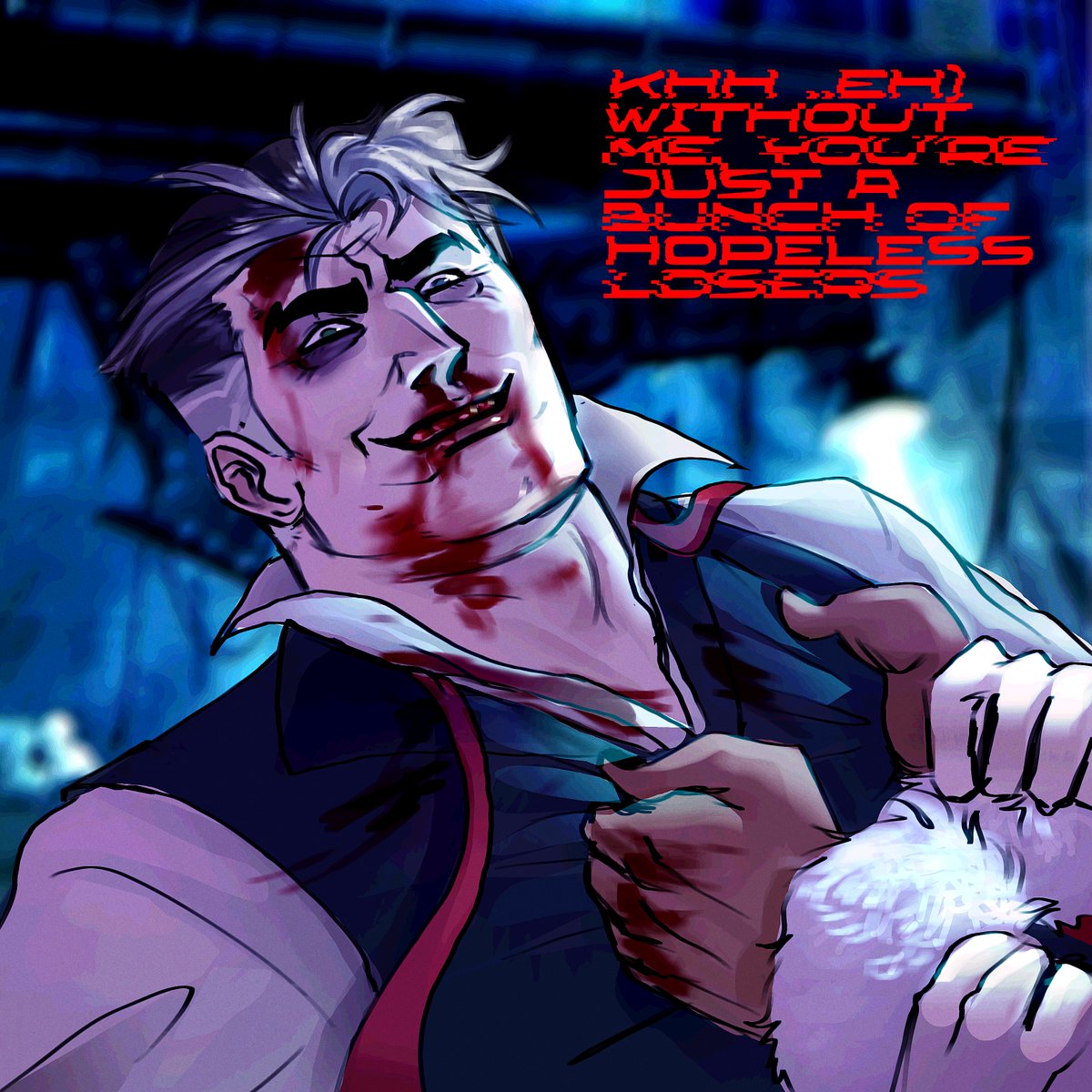 Xytrax_Deadman's tweet photo. Vees is beating up Vincent https://t.co/V7AVVd6Z3d