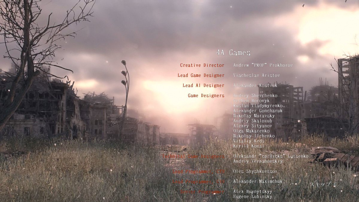 djorkaeef06's tweet photo. 『METRO last light REDUX』クリア!
今作もなかなかシビアなバランスで……とても良かった!
ゲームは歯応えがないと「達成感」に繋がらないからね。
かなり慎重にプレイしたんだけど、残念ながらバッドエンドだった。(¨?
※攻略法は見てないよ。
もう一度やるか悩み中。
#METROLASTLIGHT https://t.co/qGLaWXFbpz
