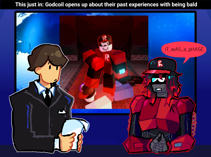 SofaYay10's tweet photo. The whiplash I had from comparing godcoil's oldest design to the current one #pwnedby1400 #pwnedby14 #godcoil https://t.co/9I5Z56Ocnk