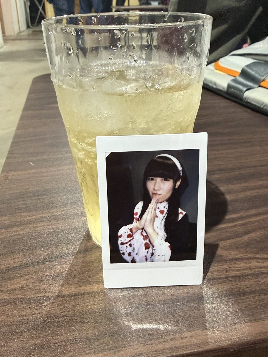 nobitake_mana's tweet photo. ライブ終わりの1杯
ビールが品切れのためハイボールで

まなぴ🎀 にカンパイ！

#香澄まな
#仙台flavor
@flavor_mana 
#バズルライブ https://t.co/AYpWPYsKfw