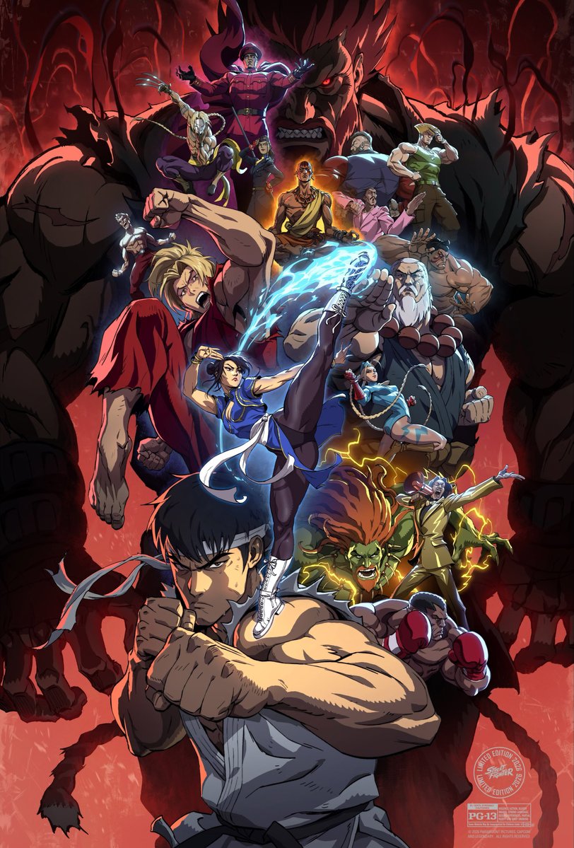 catsuka's tweet photo. "Street Fighter" poster by Titmouse studio.
Character Designer : Andrius Matijosius
Art Director : Khang Le https://t.co/0MoyvHy7Bx