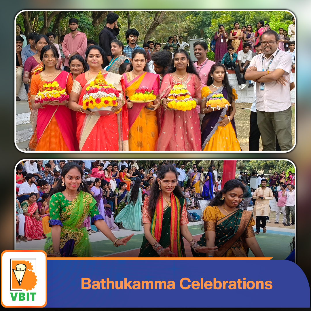 VBITHYD's tweet photo. Bathukamma Celebrations at VBIT!

Vignana Bharathi Institute of Technology (VBIT) celebrated the vibrant festival of Bathukamma with great enthusiasm, embracing the rich culture and traditions of Telangana.

#VBIT #Bathukamma2026 #BathukammaCelebrations #TelanganaCulture https://t.co/99SU4SieUF