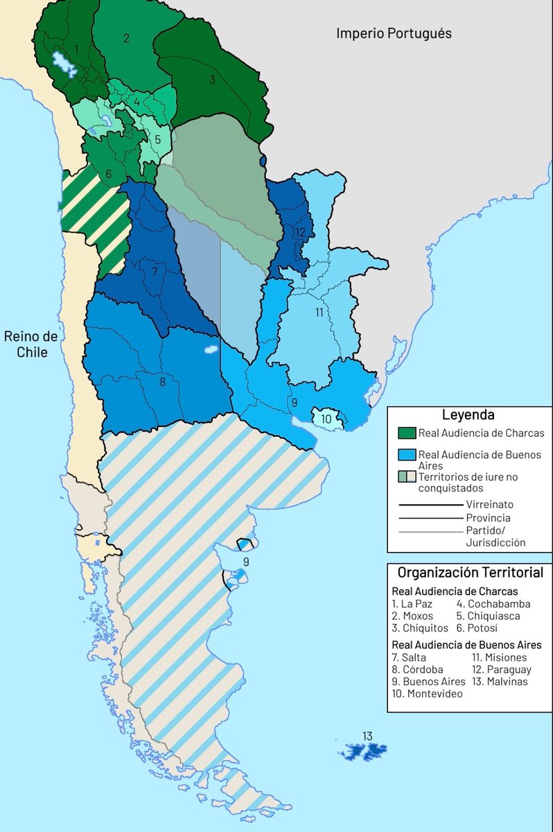 soyelwanakin's tweet photo. @Crewfax @AndNum26 En el mismo mapita que pusiste ahí aparecen las Malvinas como parte del virreinato. Y si, Argentina fue España porque estaba bajo el mando de España hasta que se liberó. Antes de la segunda ocupación (1833) Argentina ya era una nación y Malvinas era parte . Continue. https://t.co/wmtx48IONQ