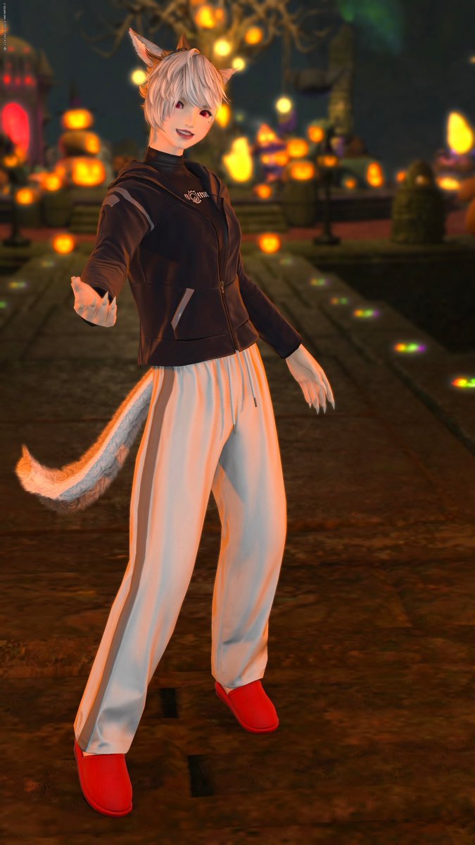 shiopex's tweet photo. FF14のハロウィンイベント🎃
葛葉っぽいコーデにしてみたჱ̒˶ｰ̀֊ｰ́ )
#FF14 https://t.co/aqcEDgeqrG