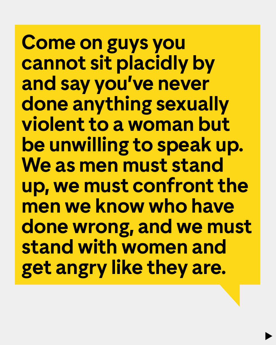 GoodLawProject's tweet photo. These were your reactions to the Cornell University case. You're right. It cannot be left to women alone to fight back against violence against women. Men have a role to play too.

Help us reach 10,000 signatures, pledge to call our misogyny and stand with women ✍️ 
https://t.co/2PKZ0Gi8yk