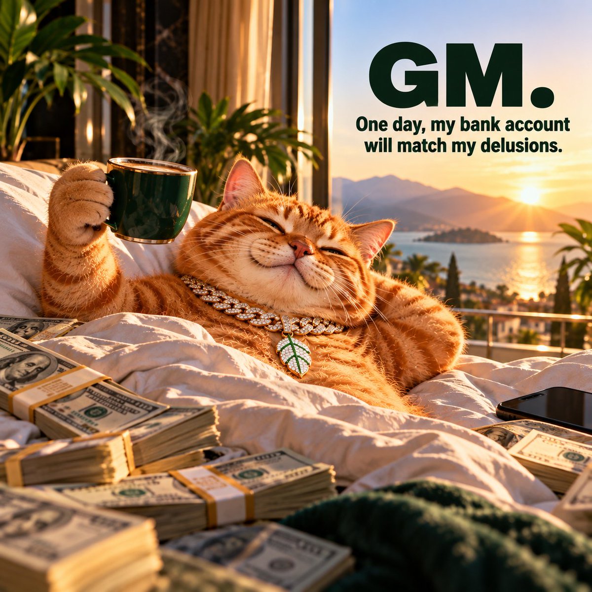 Upvember_'s tweet photo. @MoneyCatRH Gm gm https://t.co/pHuT0v2DSn